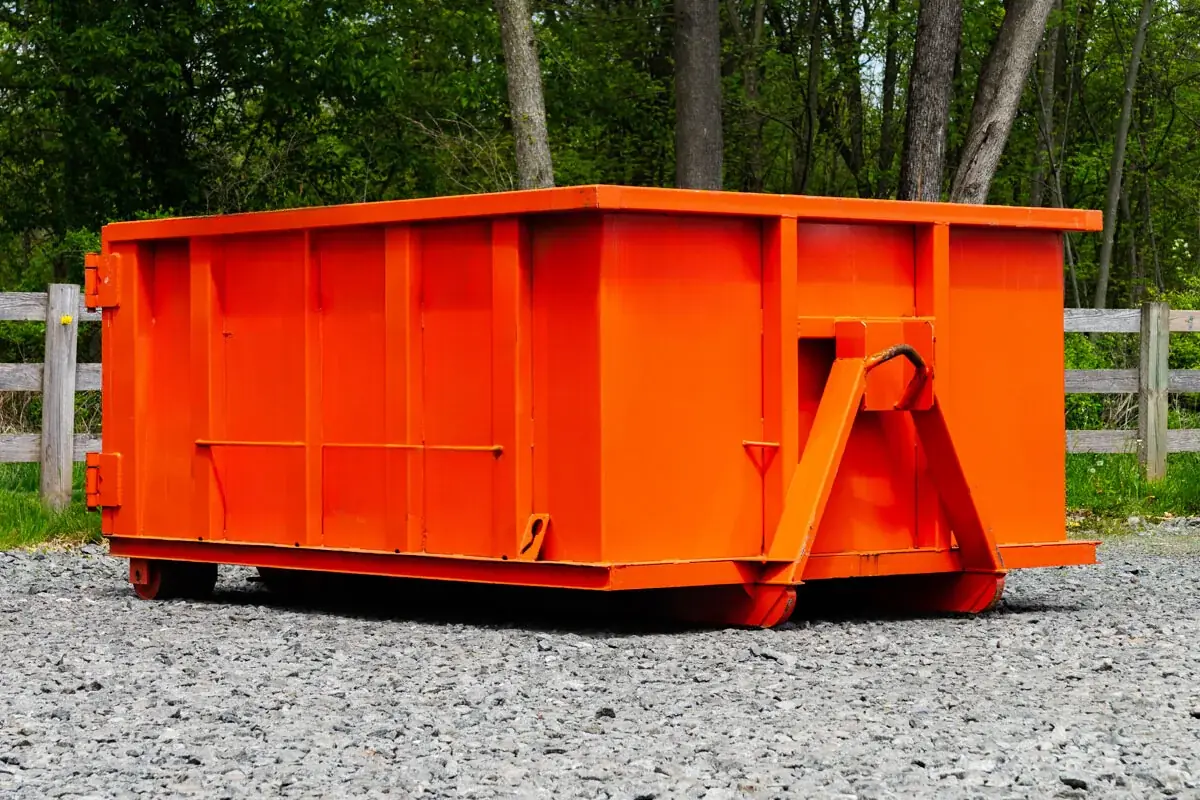 15-yard roll-off dumpster